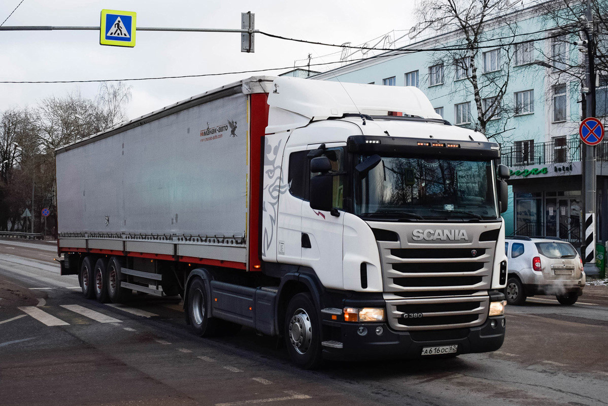 Рязанская область, № А 616 ОС 62 — Scania ('2009) G380