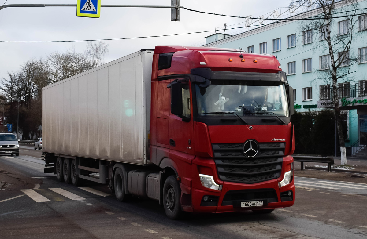 Ленинградская область, № В 668 НЕ 147 — Mercedes-Benz Actros '18 1845 [Z9M]