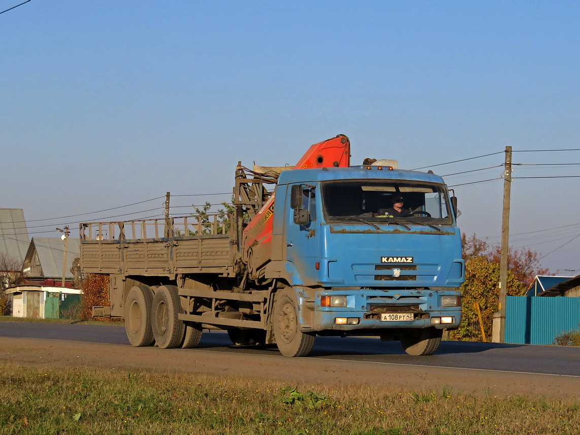 Кировская область, № А 108 РТ 43 — КамАЗ-65117 (общая модель)