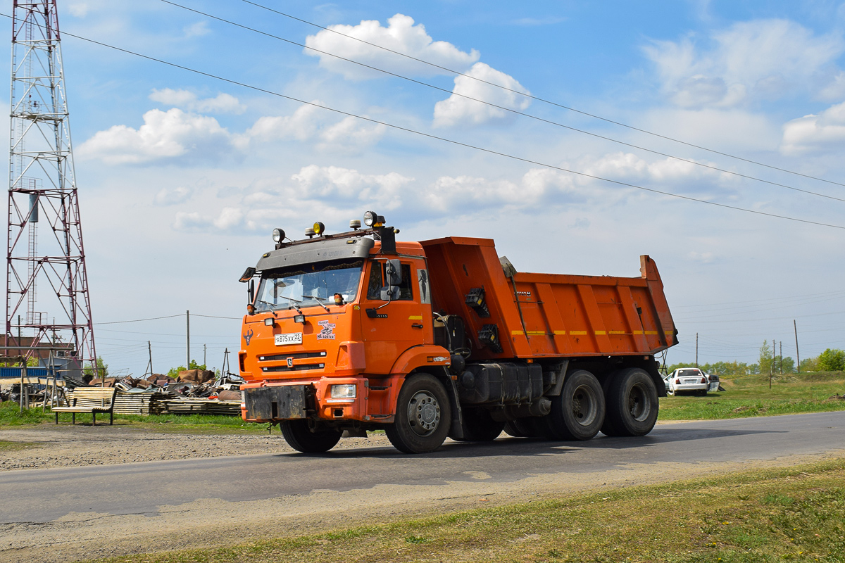 Алтайский край, № А 875 ХХ 22 — КамАЗ-65115-L4