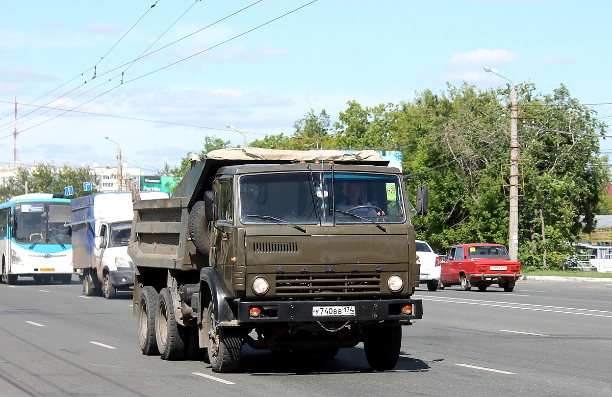 Челябинская область, № У 740 ВВ 174 — КамАЗ-55111 [551110]