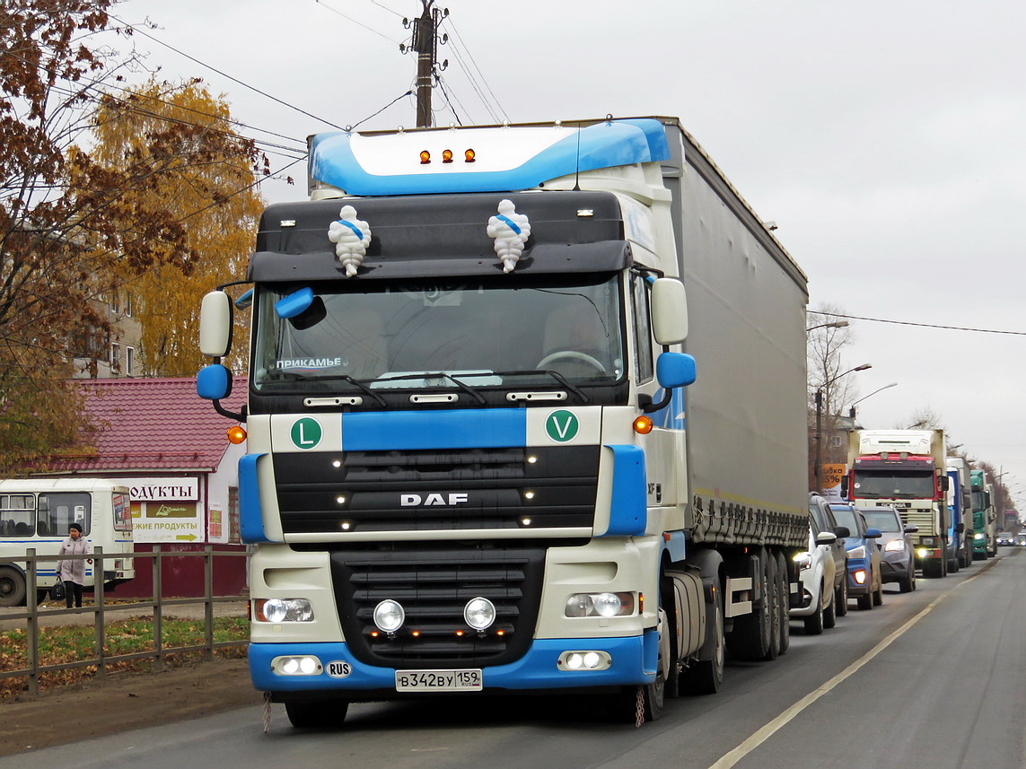 Пермский край, № В 342 ВУ 159 — DAF XF105 FT