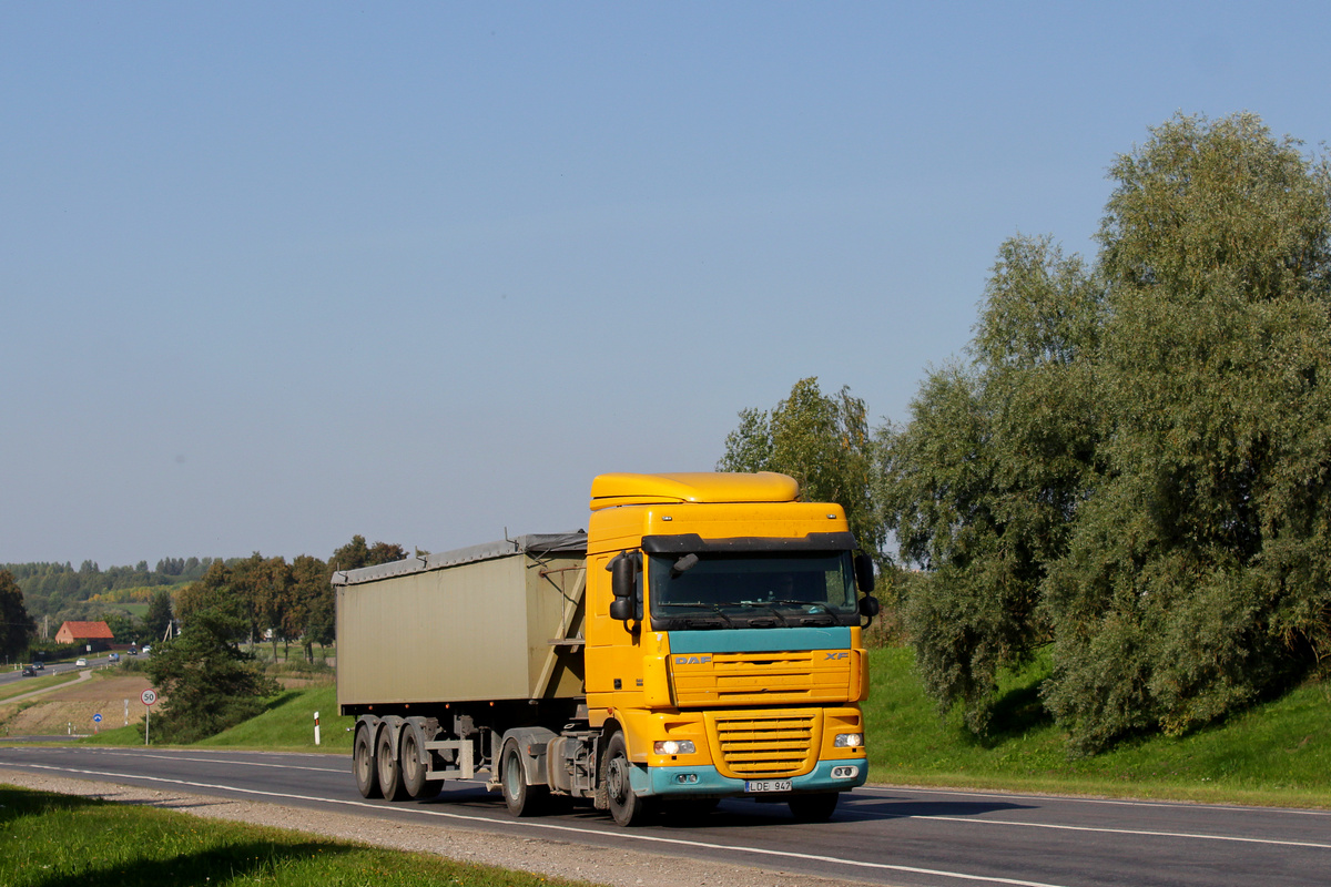 Литва, № LDE 947 — DAF XF105 FT