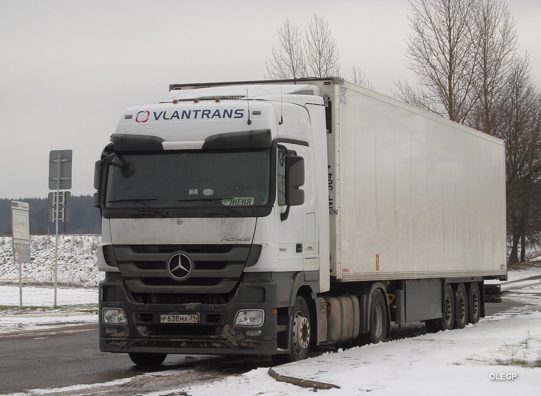 Калининградская область, № Р 638 МА 39 — Mercedes-Benz Actros ('2009) 1844