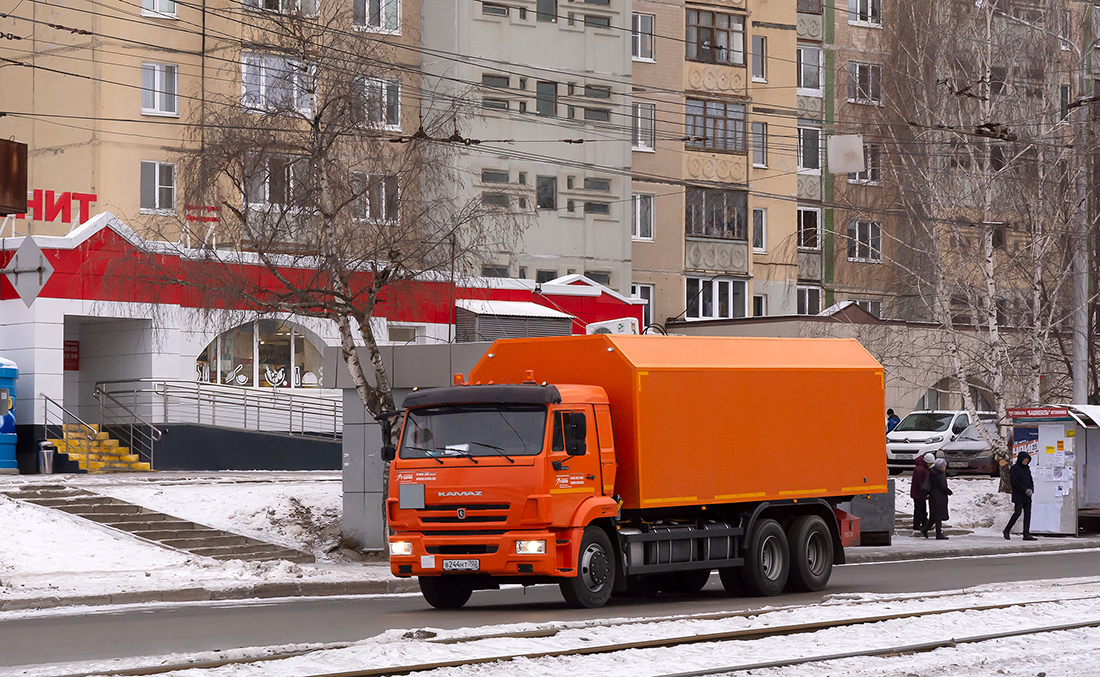 Башкортостан, № В 244 НТ 702 — КамАЗ-65115-50