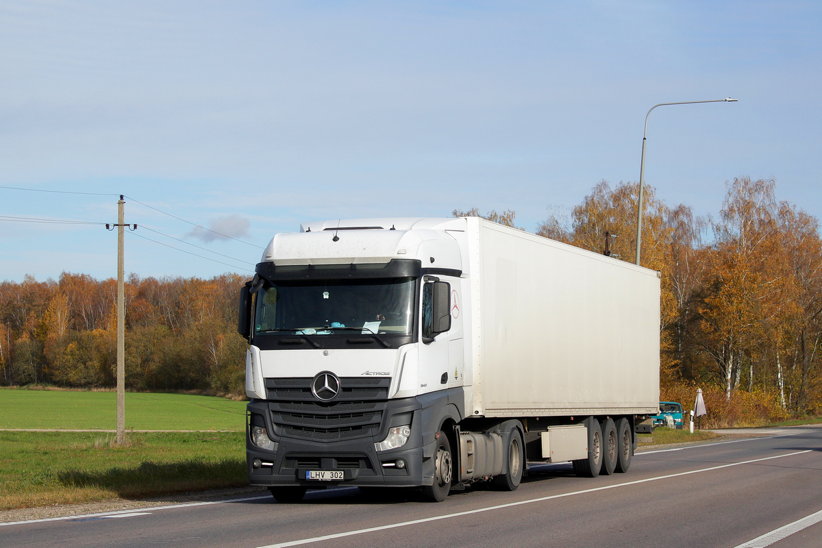 Литва, № LHV 302 — Mercedes-Benz Actros ('2011) 1843