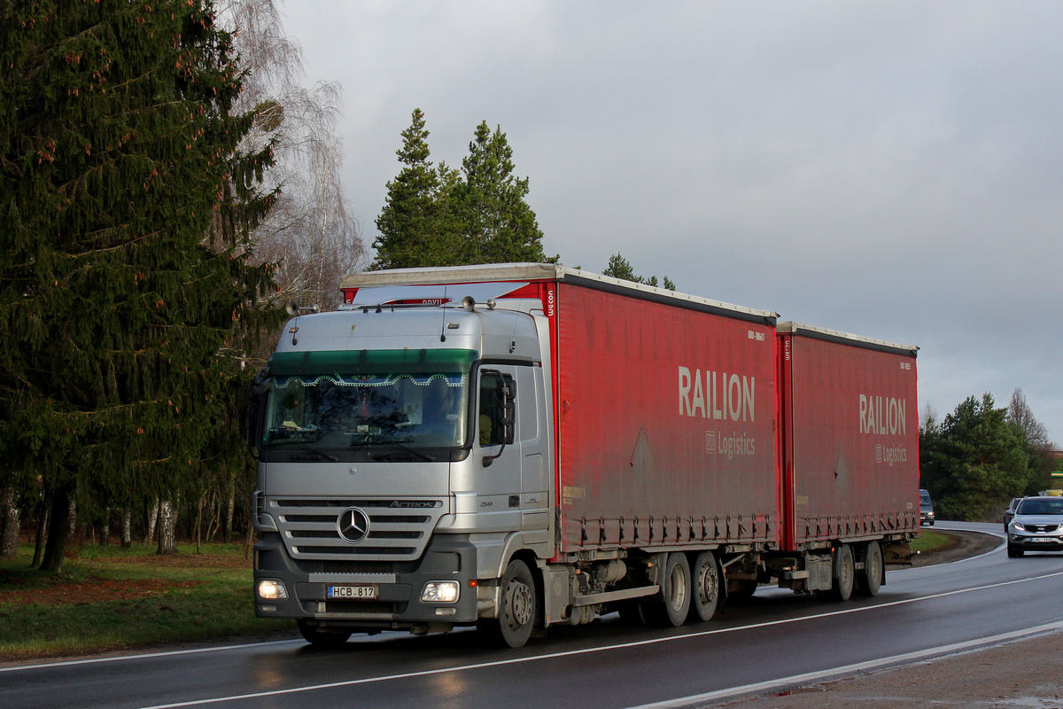 Литва, № HCB 817 — Mercedes-Benz Actros ('2003) 2544