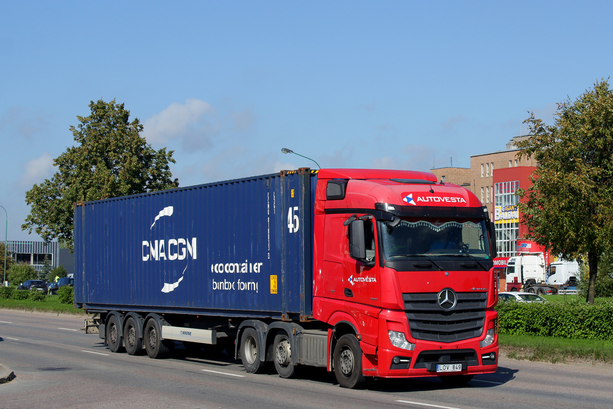 Литва, № LOV 849 — Mercedes-Benz Actros ('2011) 2551