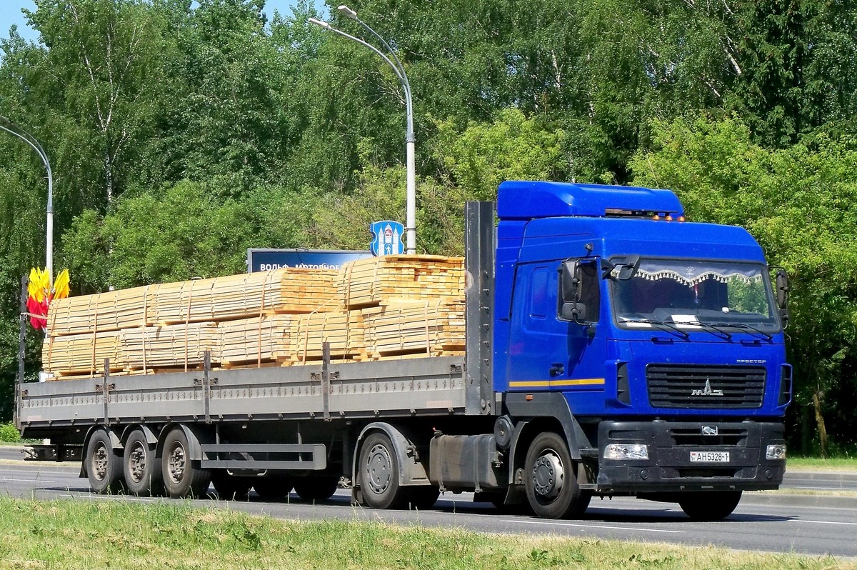 Брестская область, № АН 5328-1 — МАЗ-5440 (общая модель)