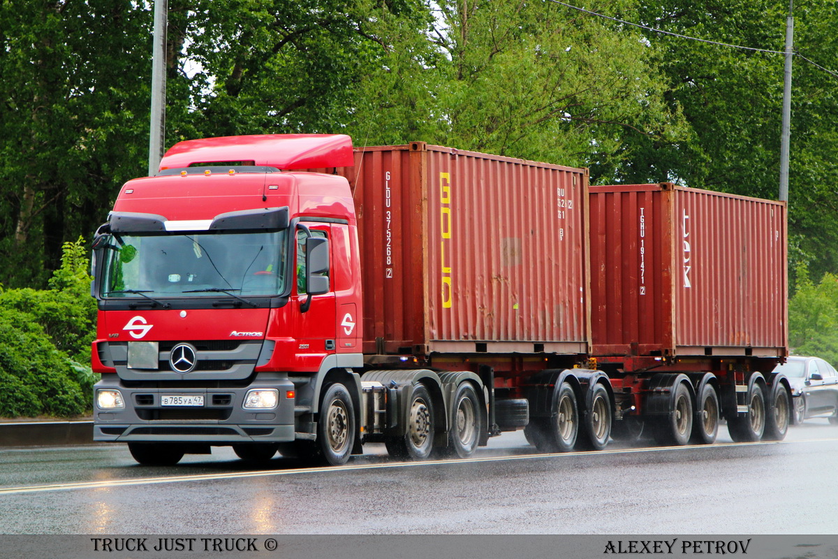 Санкт-Петербург, № В 785 УА 47 — Mercedes-Benz Actros ('2009)