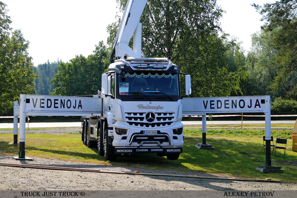 Финляндия, № OVX-349 — Mercedes-Benz Arocs (общ.м)