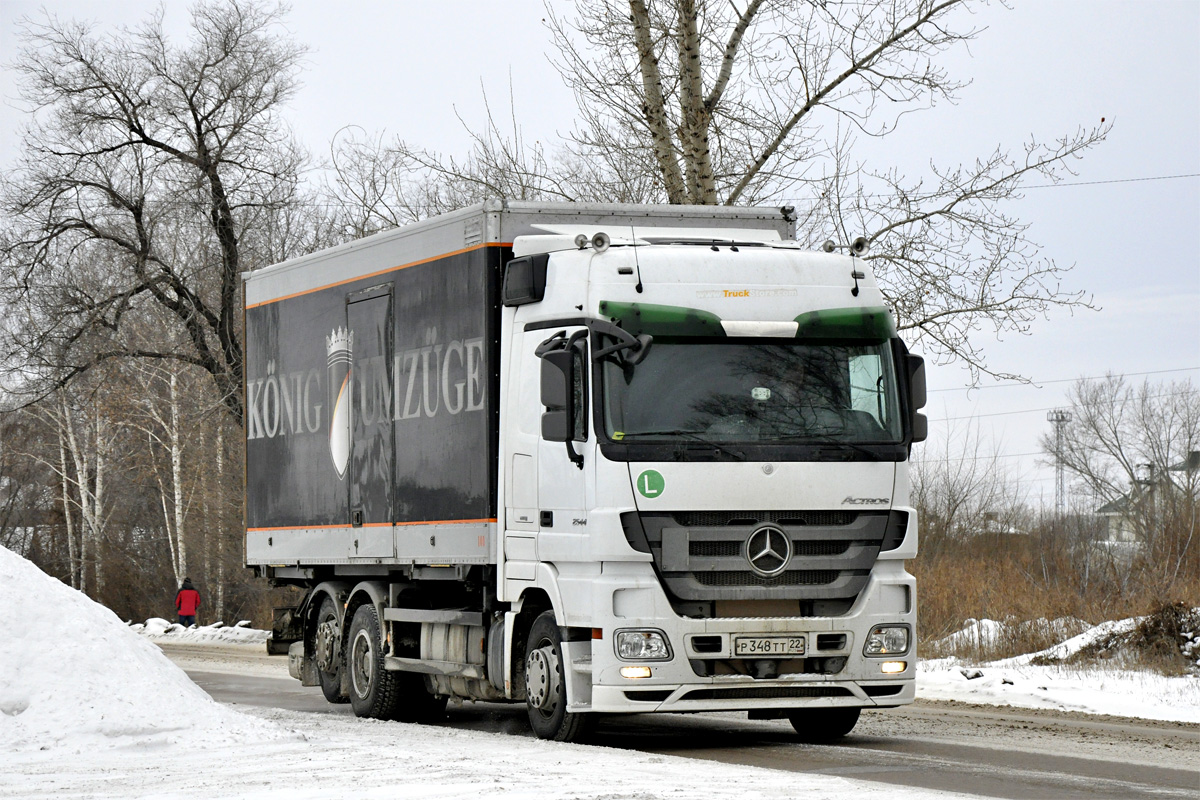 Алтайский край, № Р 348 ТТ 22 — Mercedes-Benz Actros ('2009) 2544