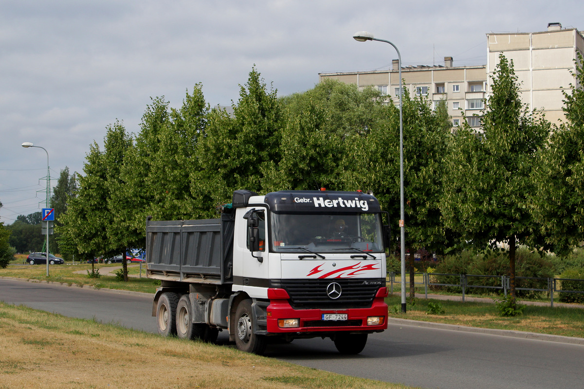 Латвия, № GF-7244 — Mercedes-Benz Actros ('1997)