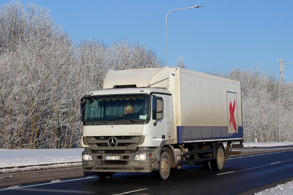 Литва, № LGO 918 — Mercedes-Benz Actros ('2009) 1832