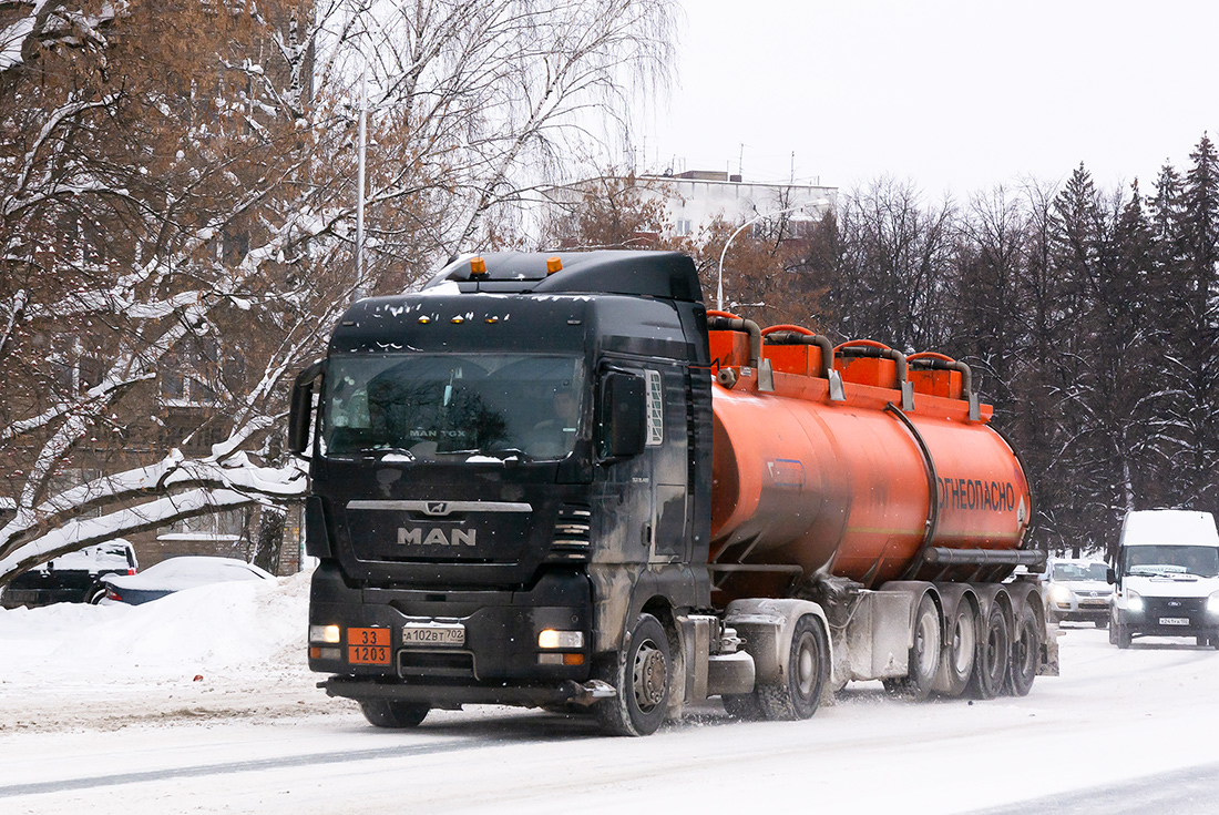 Башкортостан, № А 102 ВТ 702 — MAN TGX ('2007) 18.400