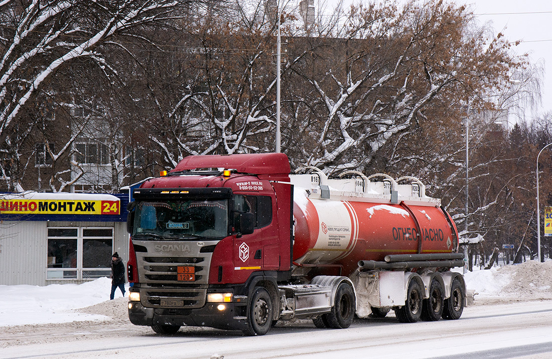 Башкортостан, № Т 780 РВ 174 — Scania ('2009) G400