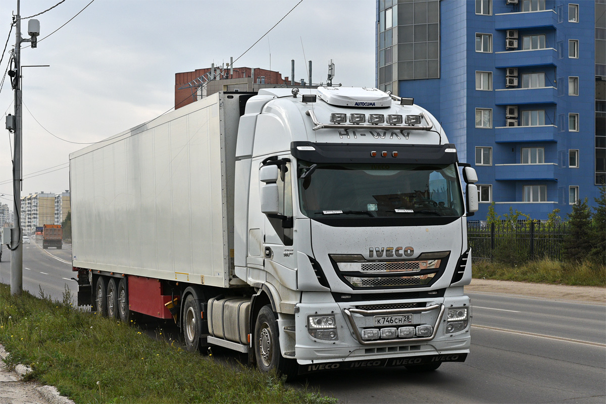 Амурская область, № К 746 СН 28 — IVECO Stralis ('2012) 500