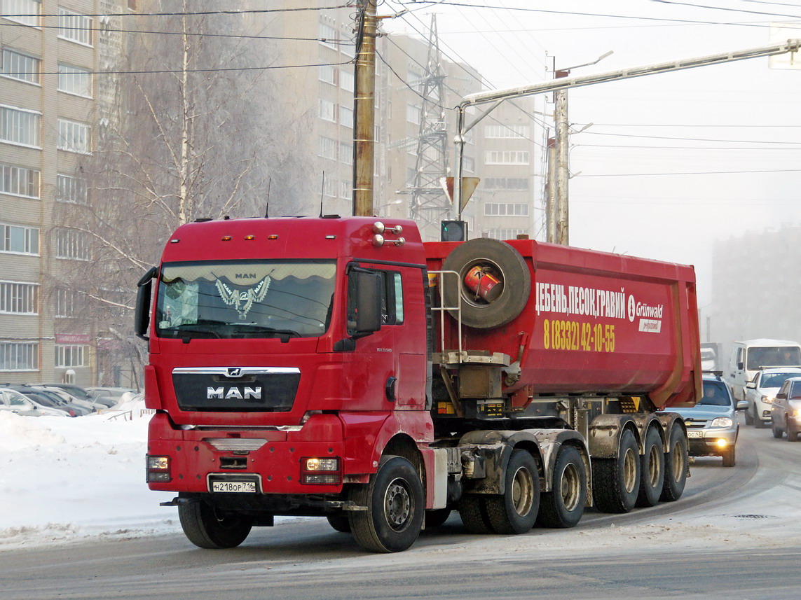 Кировская область, № Н 218 ОР 716 — MAN TGX ('2007) 33.540