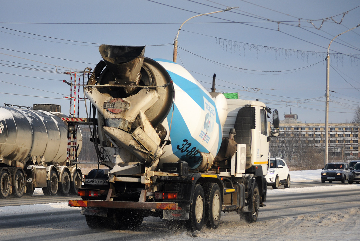 Омская область, № У 284 АР 55 — МАЗ-6312B5