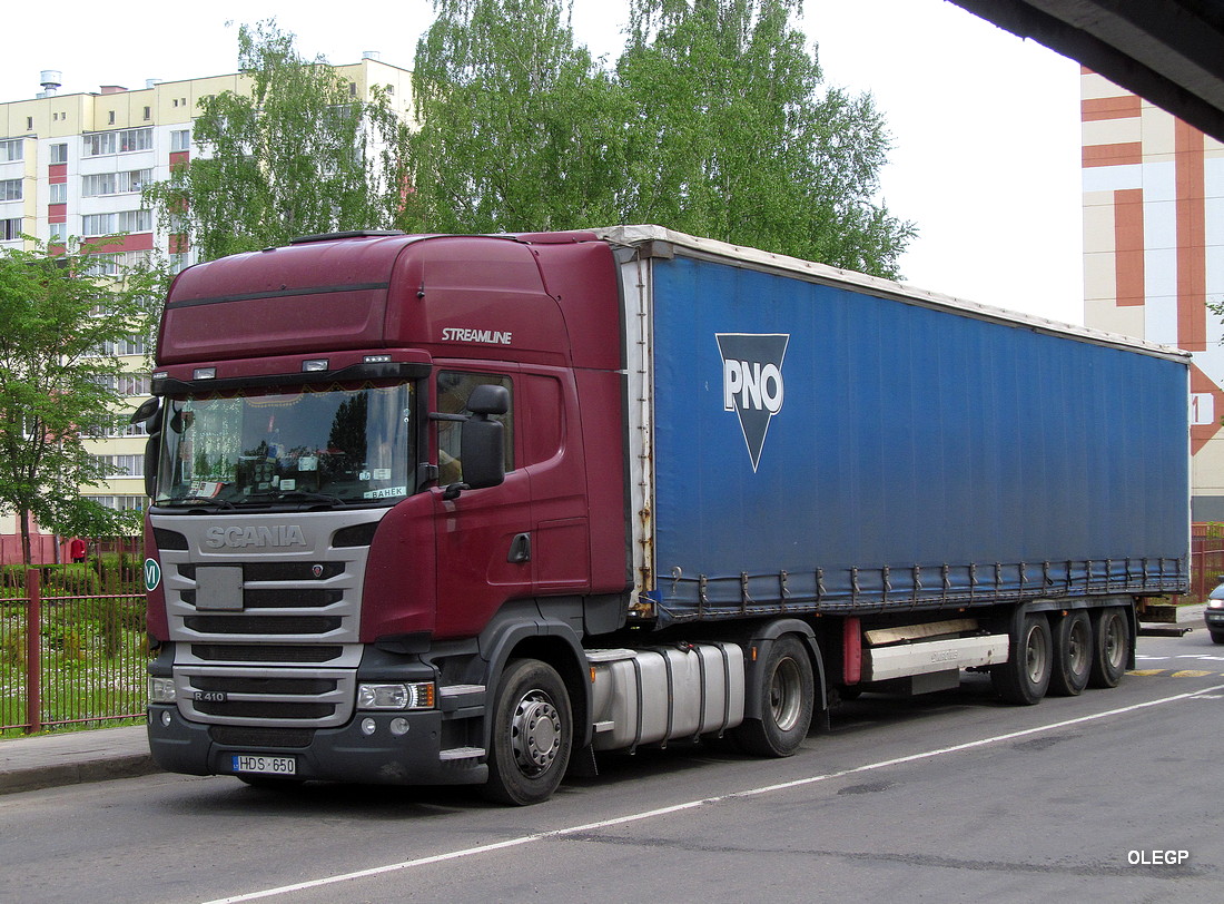 Литва, № HDS 650 — Scania ('2013) R410
