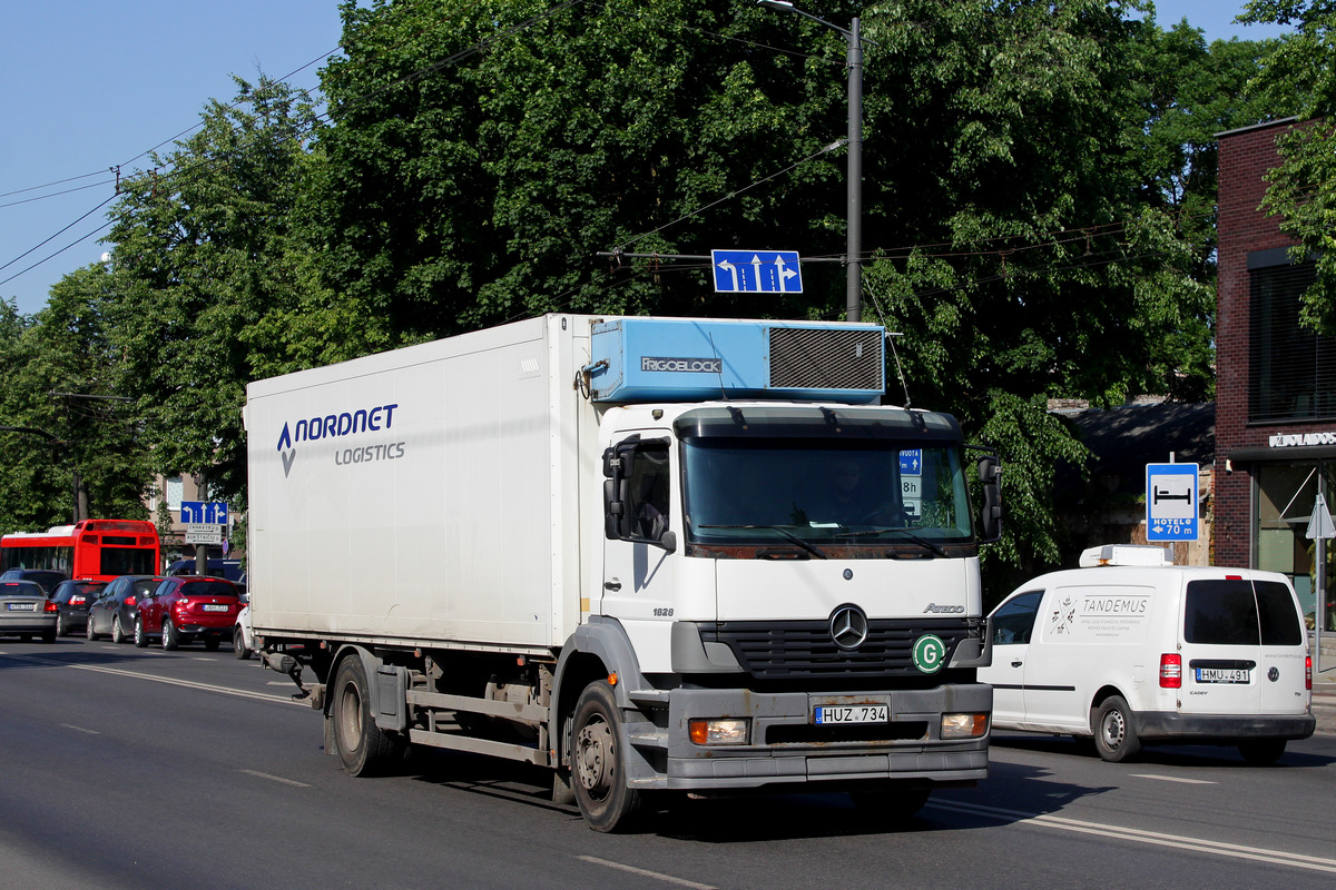 Литва, № HUZ 734 — Mercedes-Benz Atego 1828