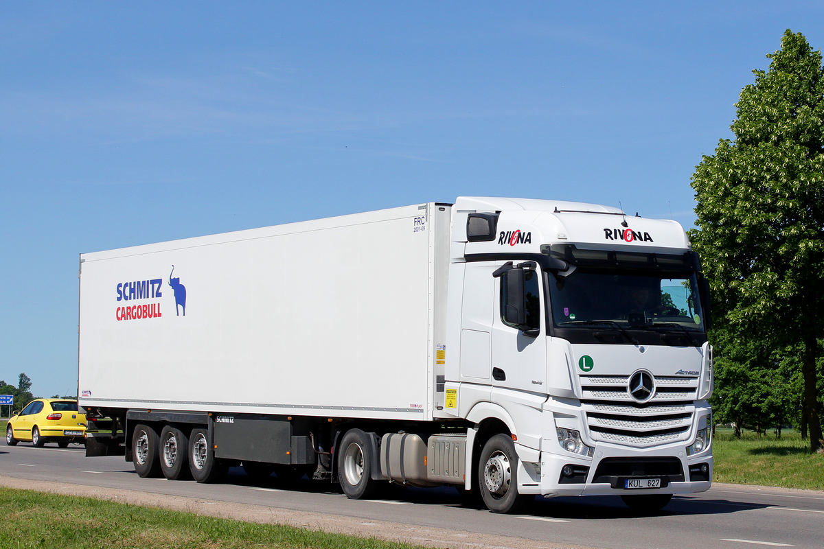 Литва, № KUL 627 — Mercedes-Benz Actros ('2011) 1845