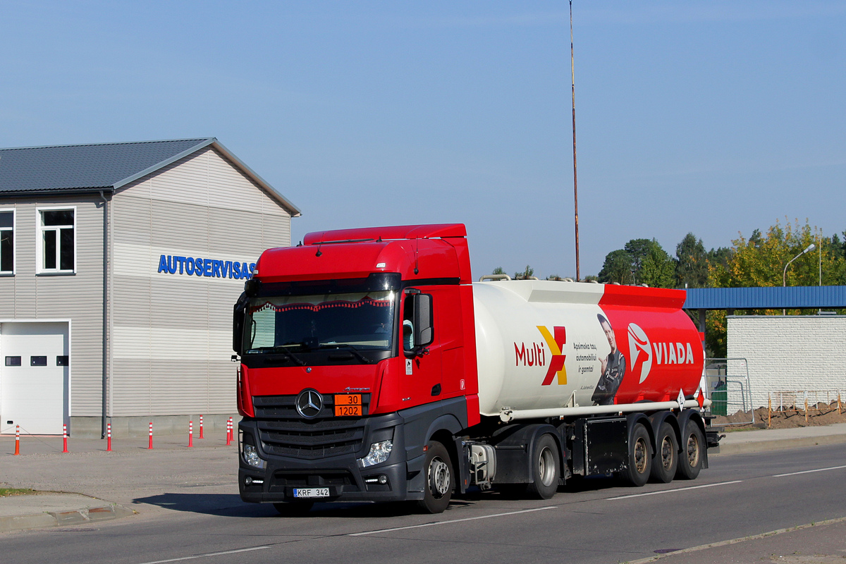 Литва, № KRF 342 — Mercedes-Benz Actros ('2011)