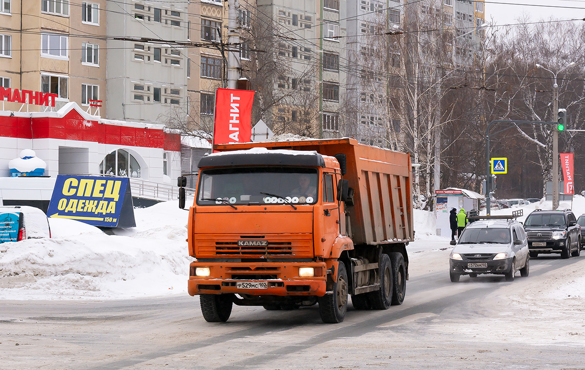 Башкортостан, № Р 529 МС 102 — КамАЗ-6520 [652000]