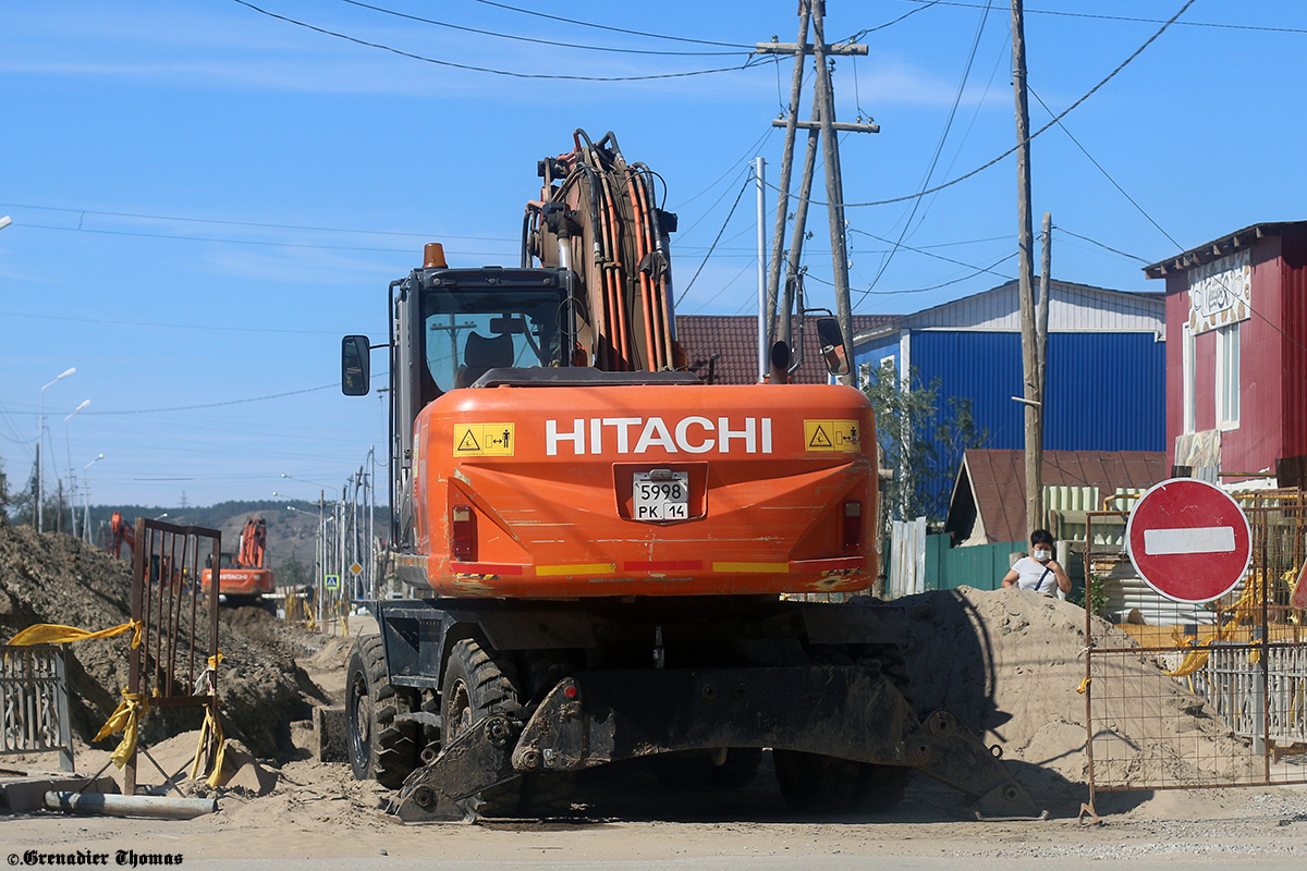 Саха (Якутия), № 5998 РК 14 — Hitachi ZX210W (общая модель)