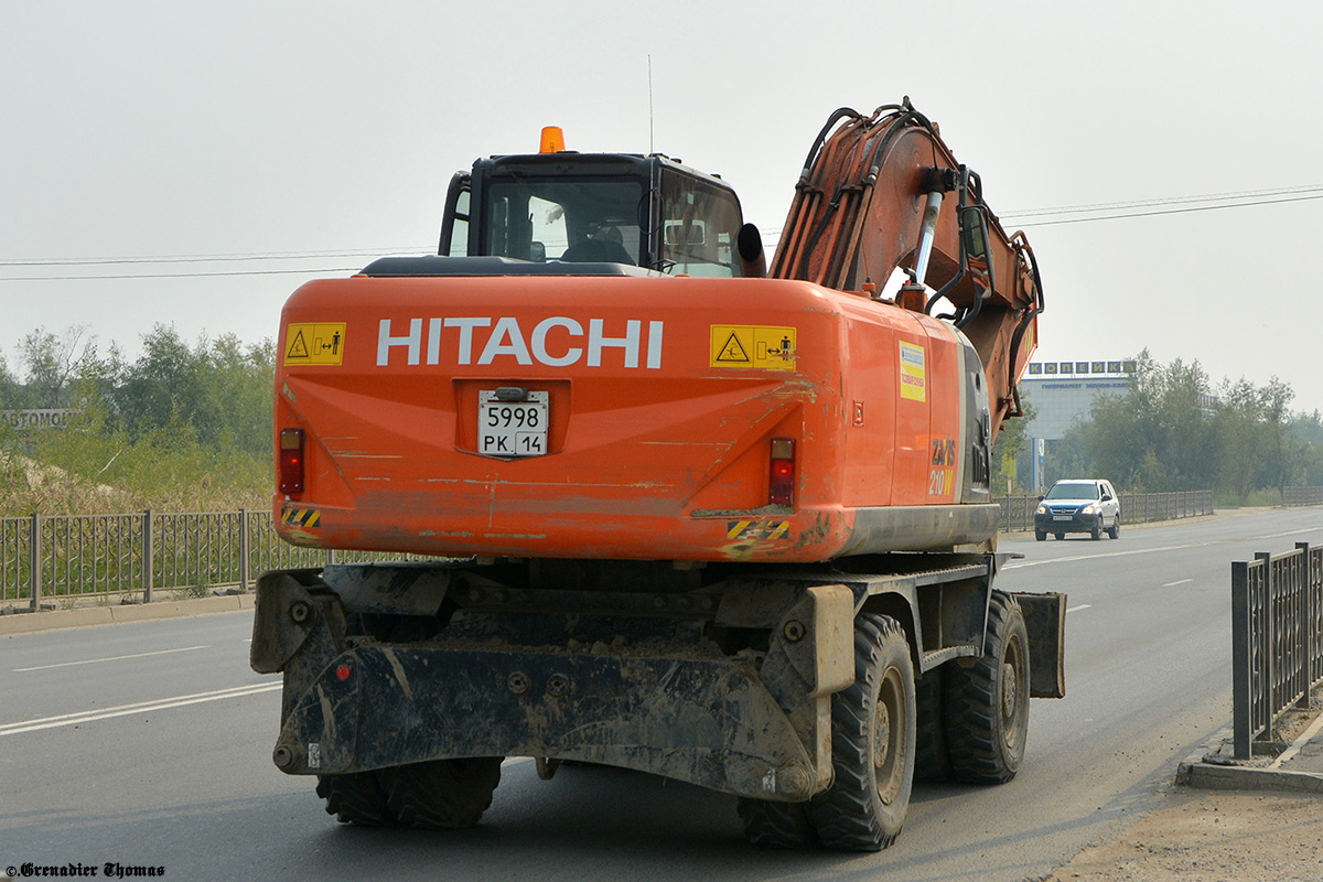 Саха (Якутия), № 5998 РК 14 — Hitachi ZX210W (общая модель)