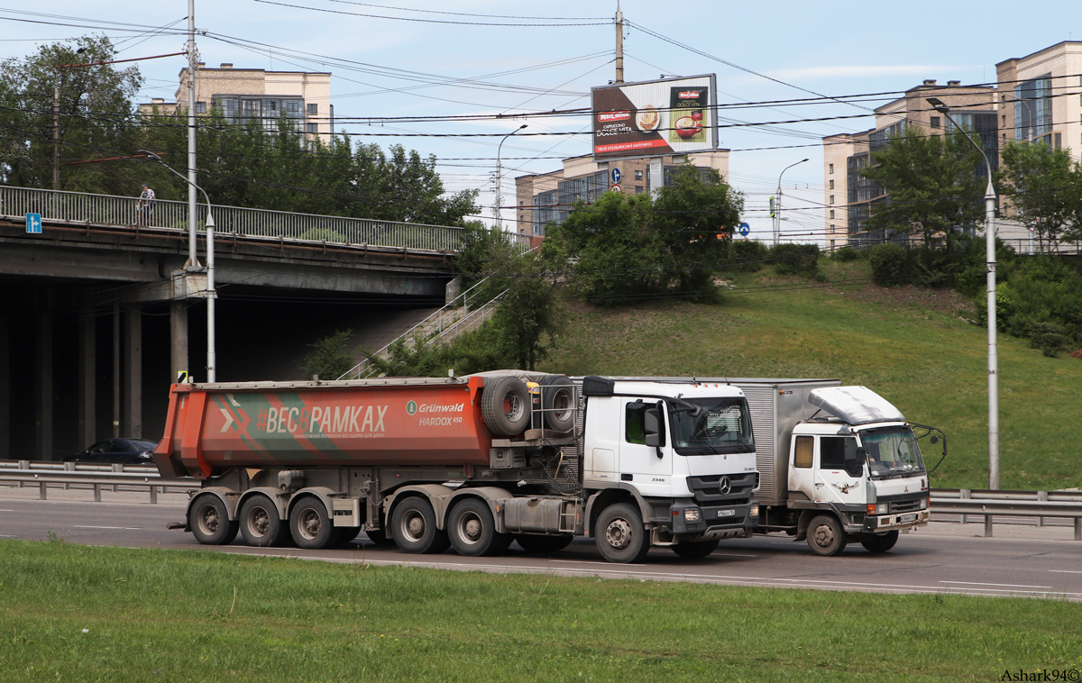 Красноярский край, № Е 966 ОС 124 — Mercedes-Benz Actros '09 3346 [Z9M]