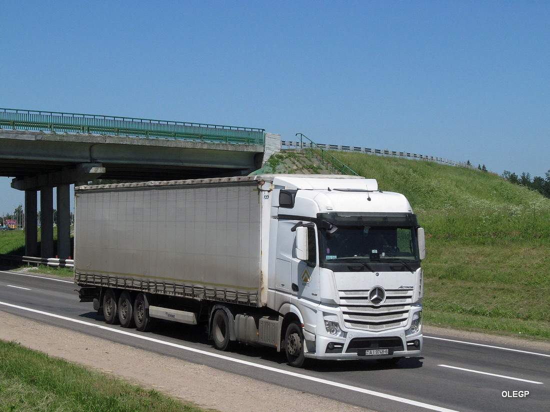 Могилёвская область, № АІ 9748-6 — Mercedes-Benz Actros ('2011) 1845