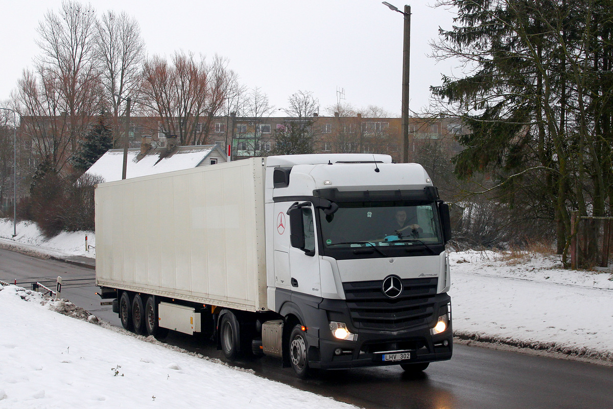 Литва, № LHV 302 — Mercedes-Benz Actros ('2011) 1843