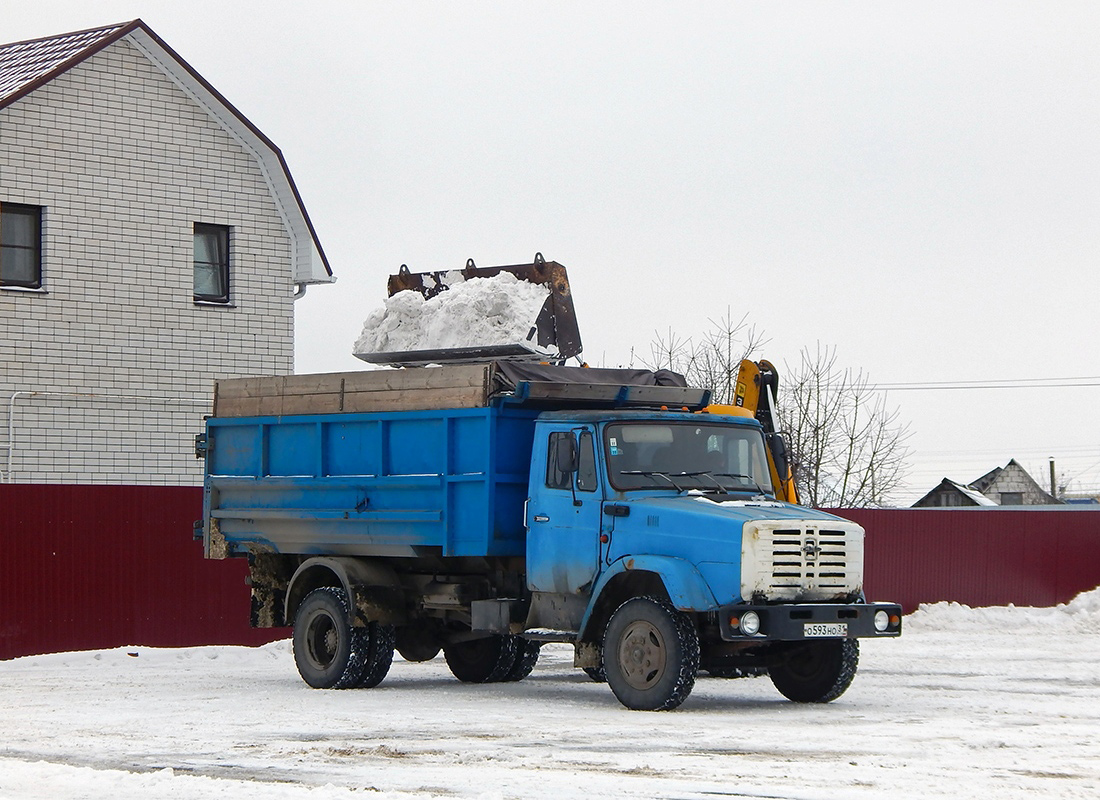 Белгородская область, № О 593 НО 31 — ЗИЛ-433100