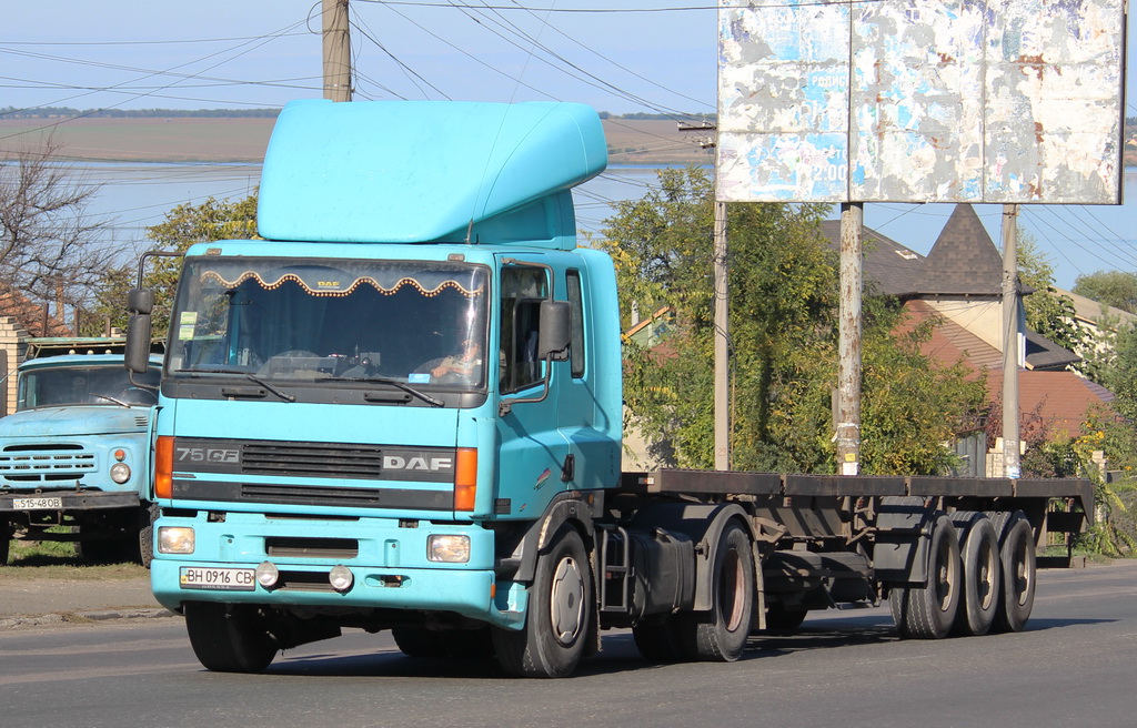 Одесская область, № ВН 0916 СВ — DAF CF75 FT