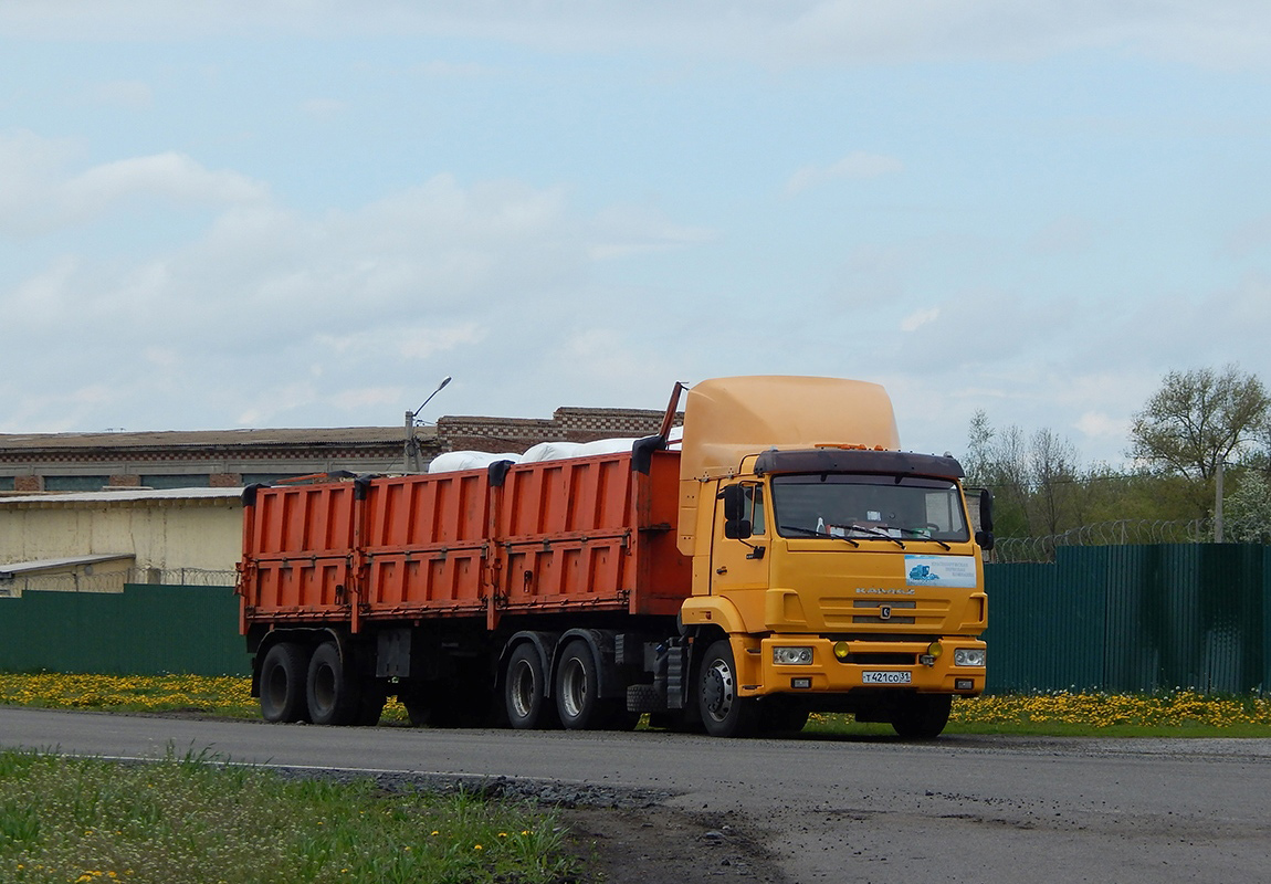 Белгородская область, № Т 421 СО 31 — КамАЗ-65116-A4