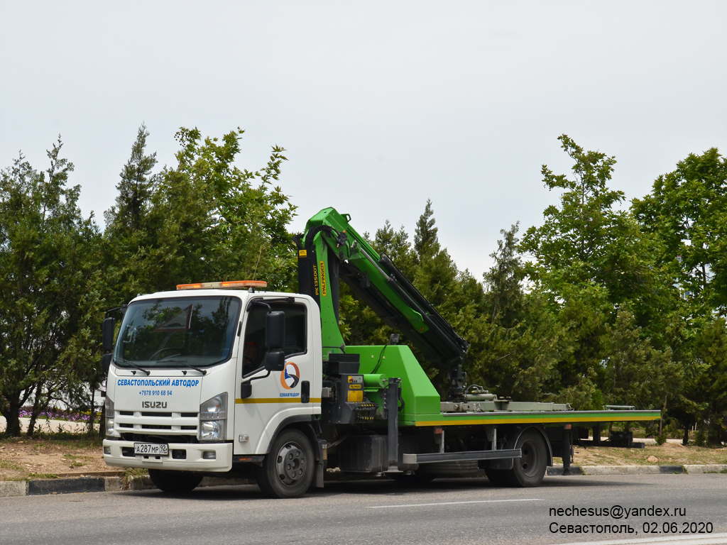 Севастополь, № А 287 МР 92 — Isuzu NQR90 [Z7X]