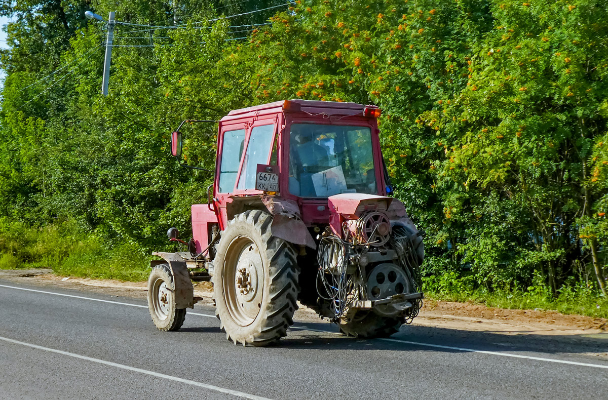 Калужская область, № 6674 КК 40 — МТЗ-80