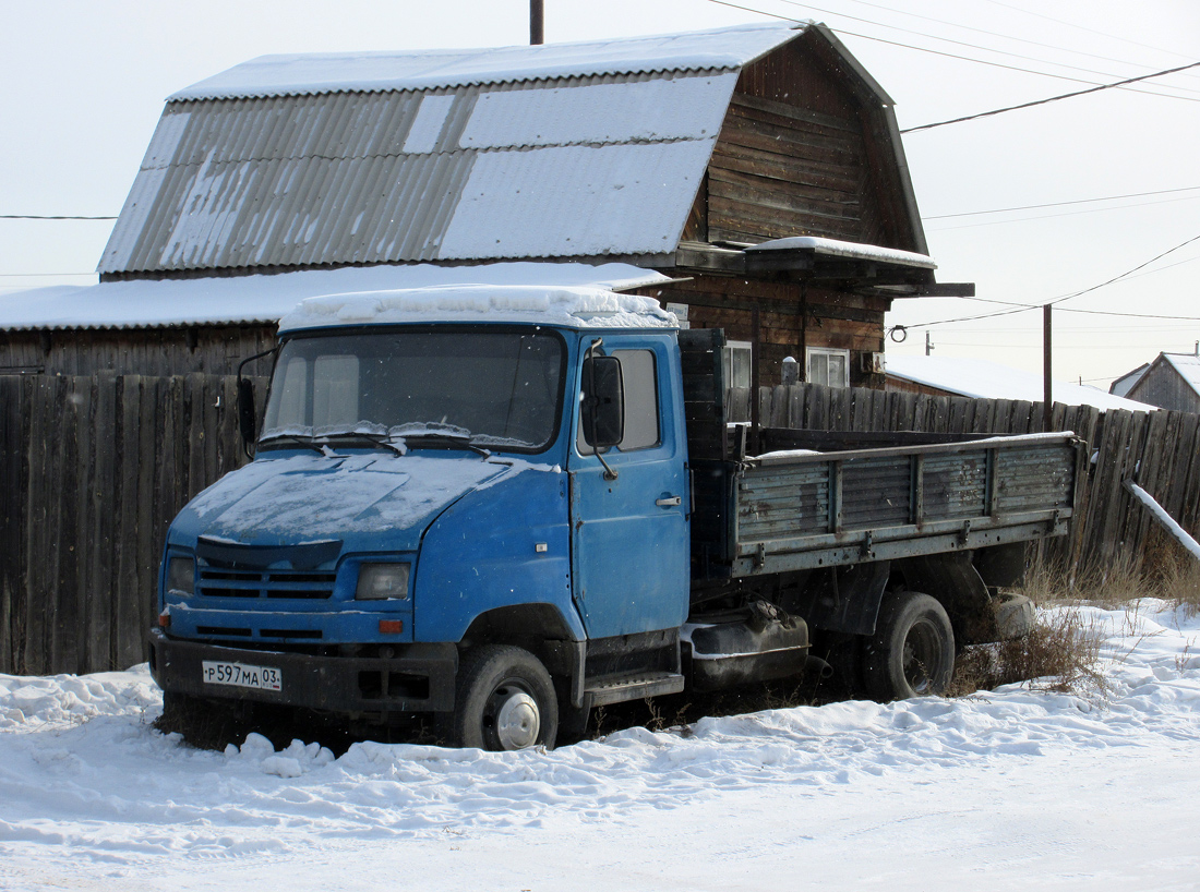 Бурятия, № Р 597 МА 03 — ЗИЛ-5301 "Бычок"(общая модель)