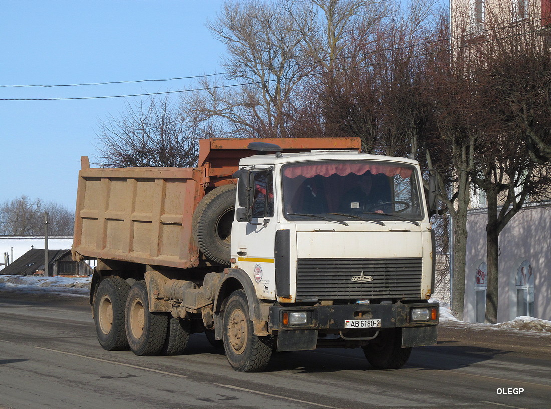 Витебская область, № АВ 6180-2 — МАЗ-5516 (общая модель)