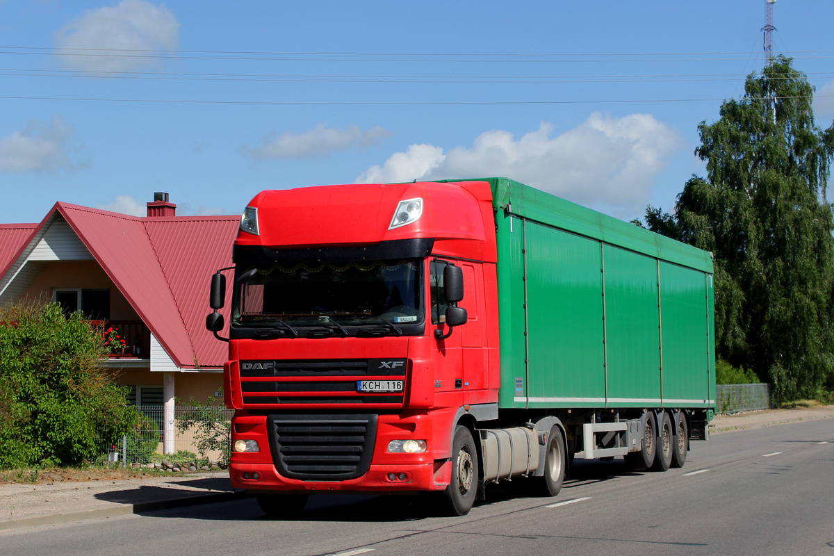 Литва, № KCH 116 — DAF XF105 FT