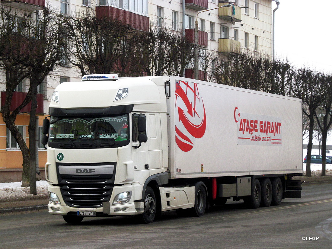 Литва, № LNT 810 — DAF XF Euro6 FT