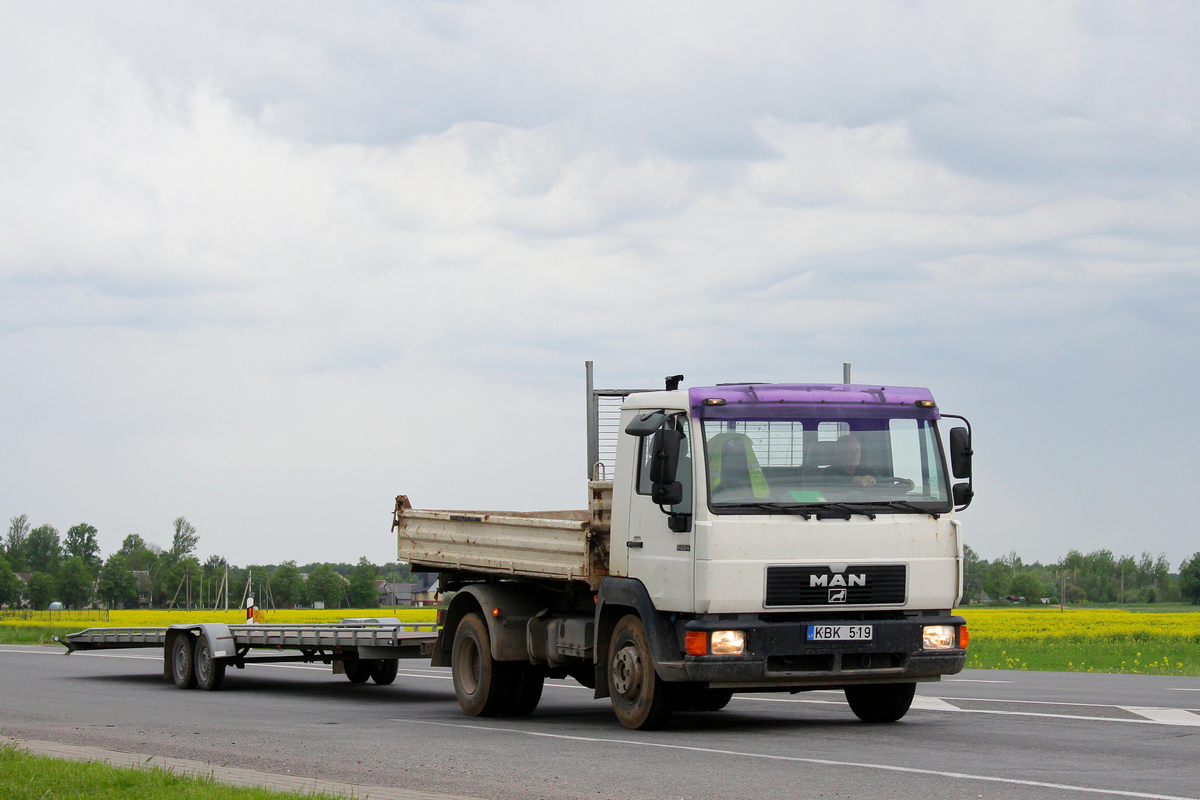 Литва, № KBK 519 — MAN L2000 (общая модель)