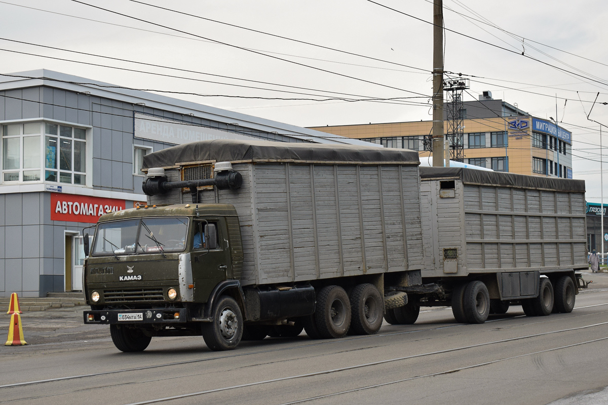 Павлодарская область, № 034 NTA 14 — КамАЗ-53212