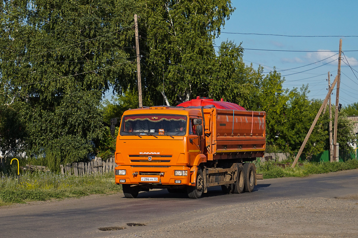 Алтайский край, № С 286 УК 22 — КамАЗ-65115-D3