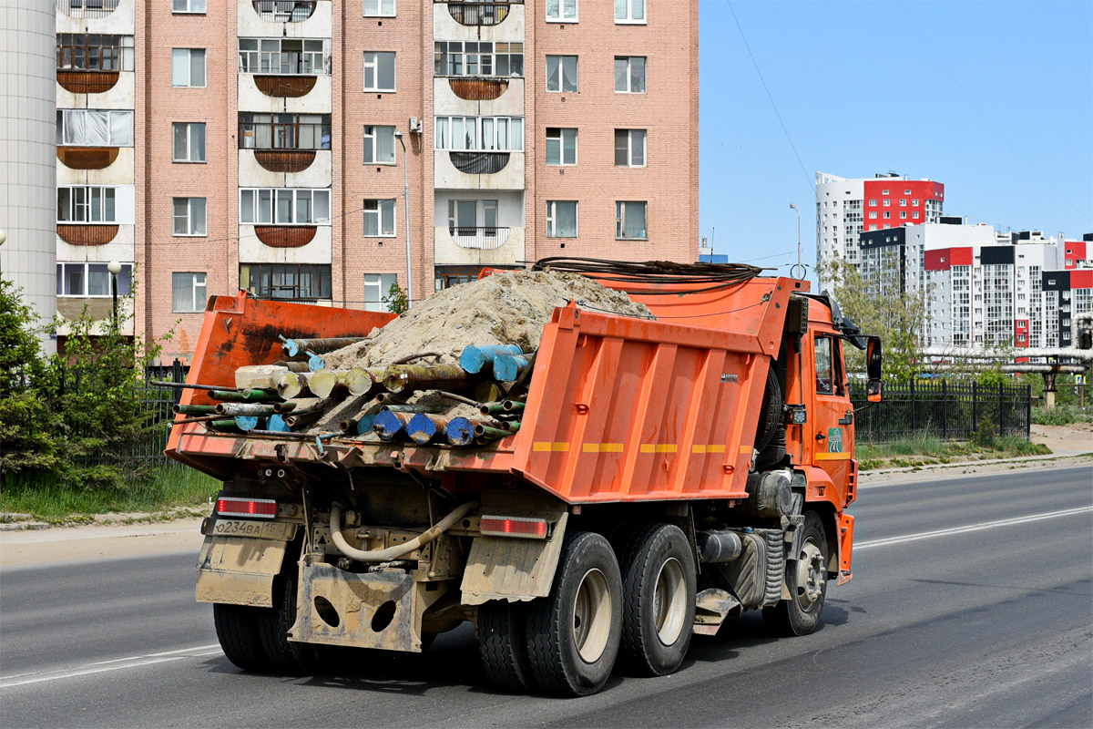 Саха (Якутия), № О 234 ВА 154 — КамАЗ-65115 (общая модель)