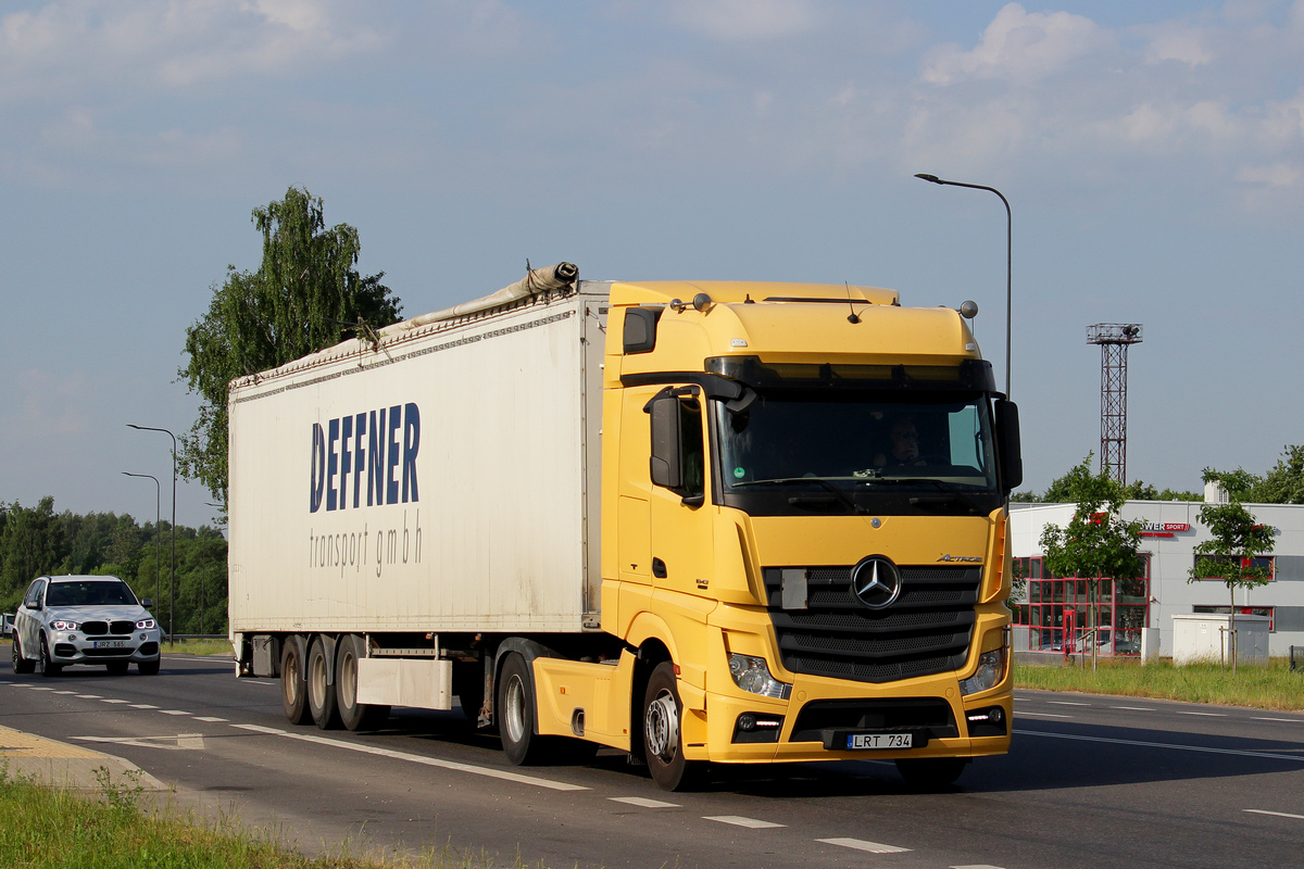 Литва, № LRT 734 — Mercedes-Benz Actros ('2011) 1843