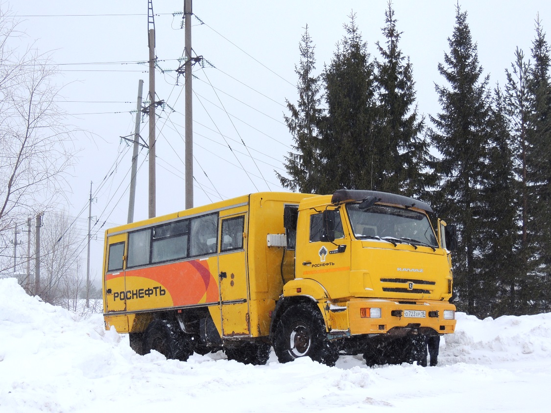 Удмуртия, № О 723 ХР 18 — КамАЗ-43502-45