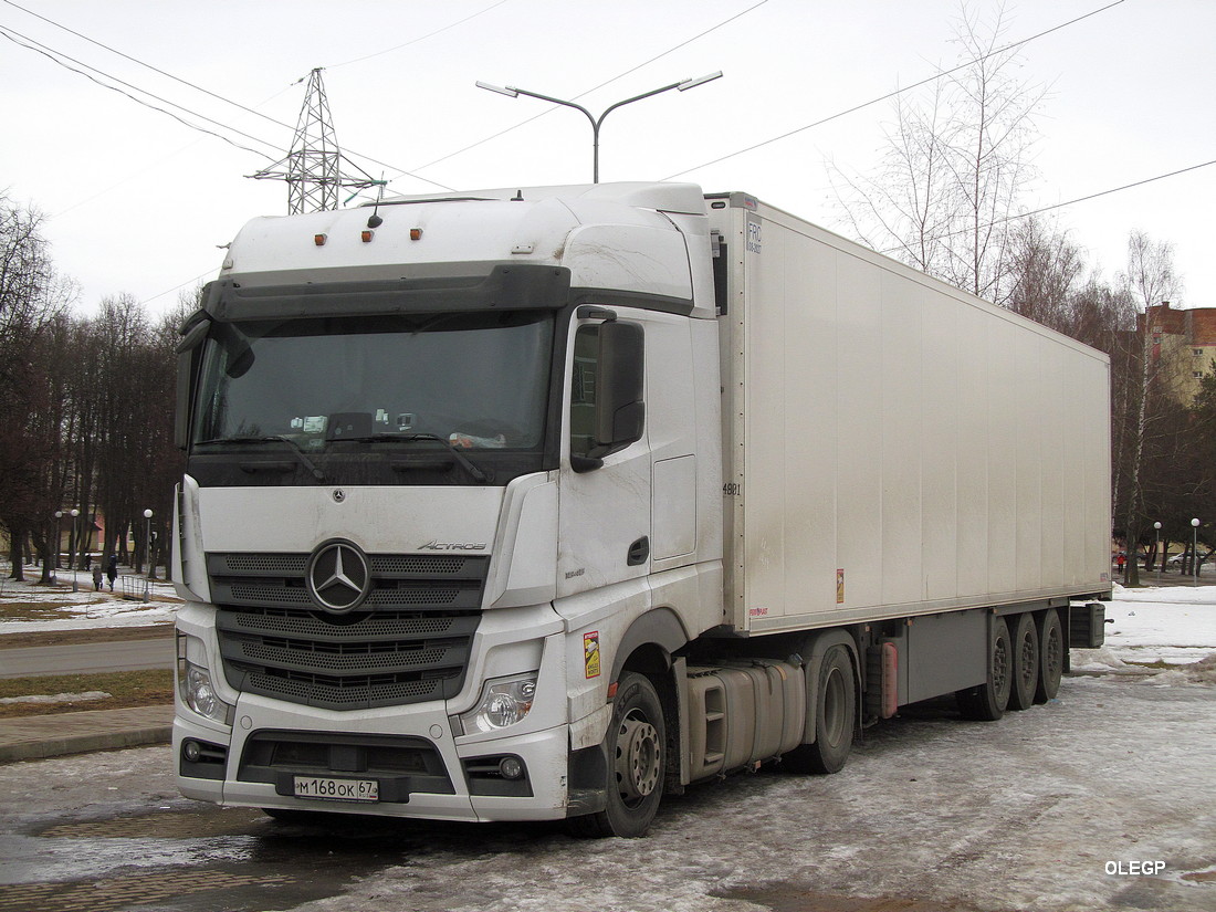 Смоленская область, № М 168 ОК 67 — Mercedes-Benz Actros ('2011) 1845