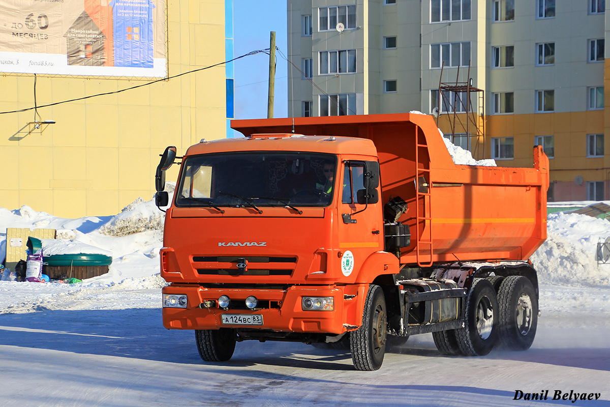 Ненецкий автономный округ, № А 124 ВС 83 — КамАЗ-65115-L4